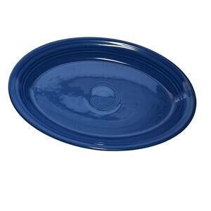 Fiesta Large Oval Platter 13" 5/8  Blue